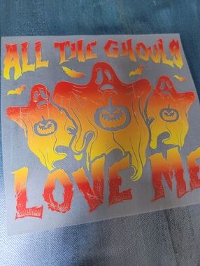 Halloween DTF Transfer Ready To Press 8×8